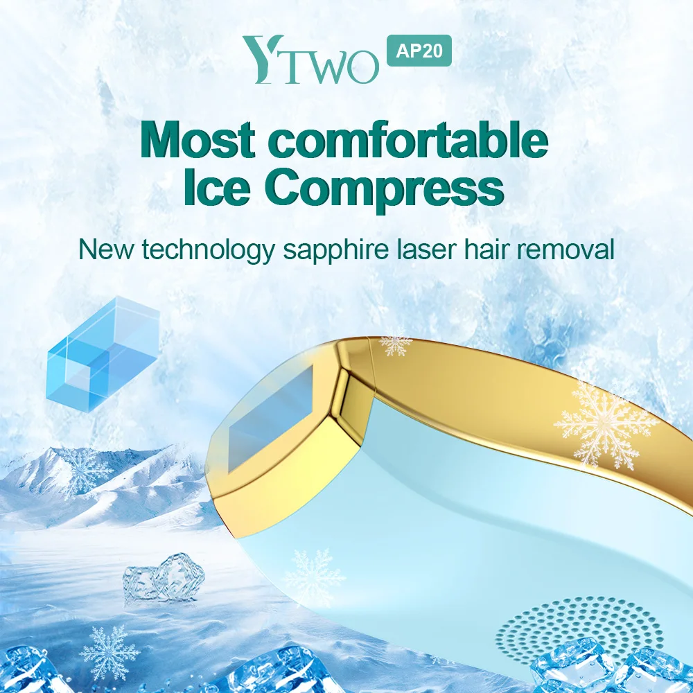 Безболезненное лазерное устройство для удаления волос AP20 Ice Feeling