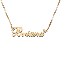 god with love heart personalized character necklace with name briana for best friend jewelry gift
