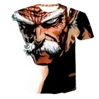 Футболка мужская с 3d-рисунком аниме, модная Повседневная Удобная рубашка с мультяшными персонажами, уличный топ с круглым вырезом для мальчиков и девочек, лето 2021