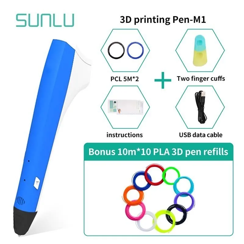 Лучший подарок 3D Ручка для рисования детей модная форма карандаша дизайн ручки