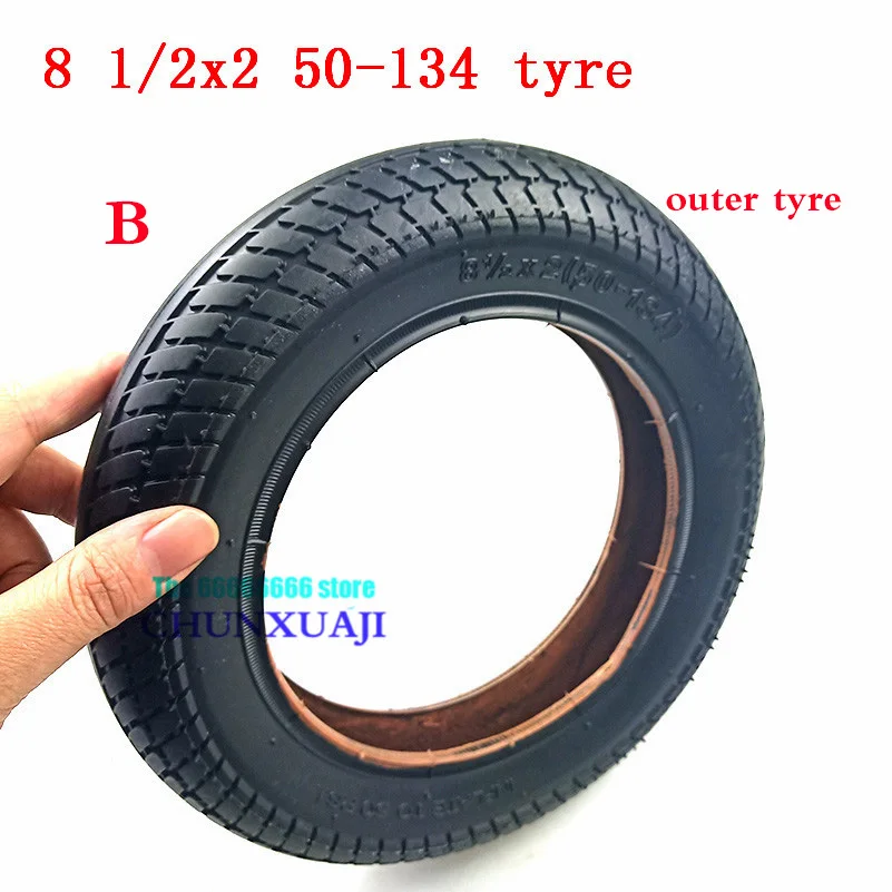 outer tyre 8 1/2X2(50-134) шины с внутренней трубкой и обода колеса для газовой электрической внутренней трубки в комплекте 8,5x2 шины - Цвет: outer tyre