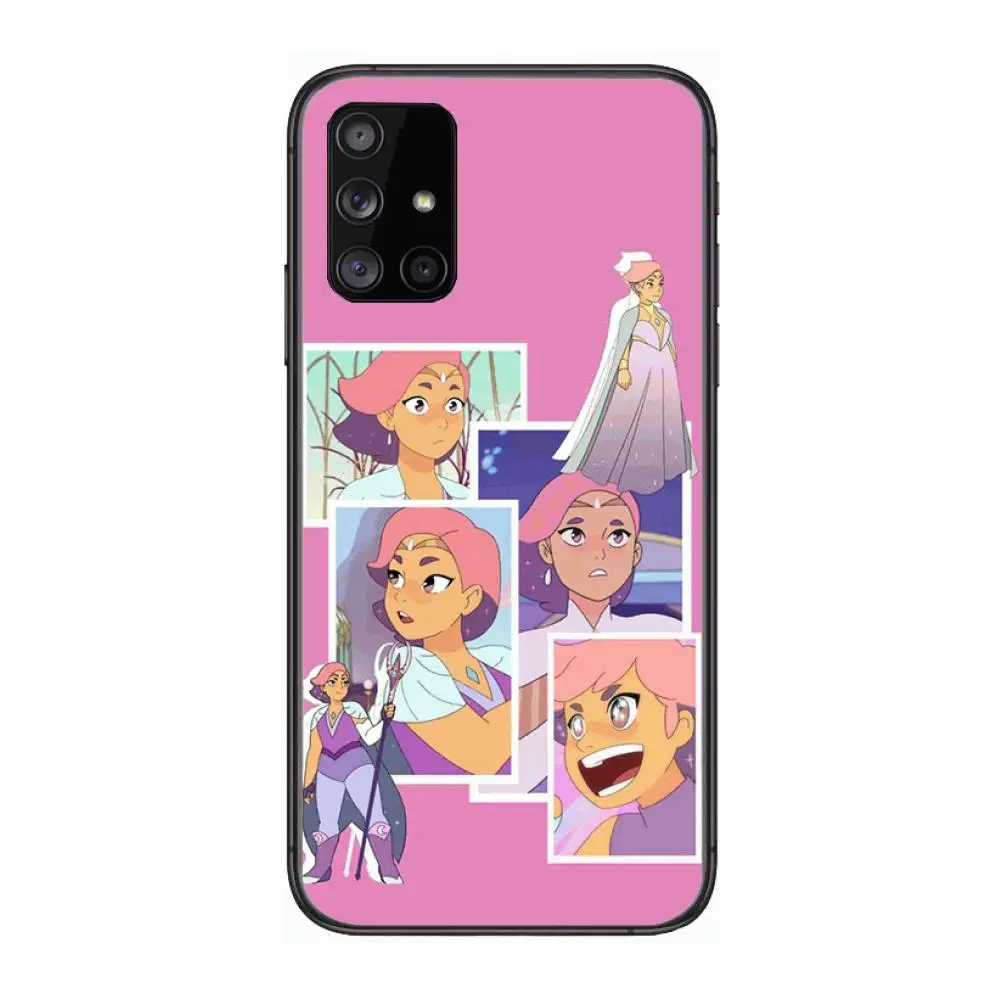 

Fashion She-ra and the princess Phone Case Hull For Samsung Galaxy A 90 50 51 20 71 70 40 30 10 80 E 5G S Black Shell Art Cell