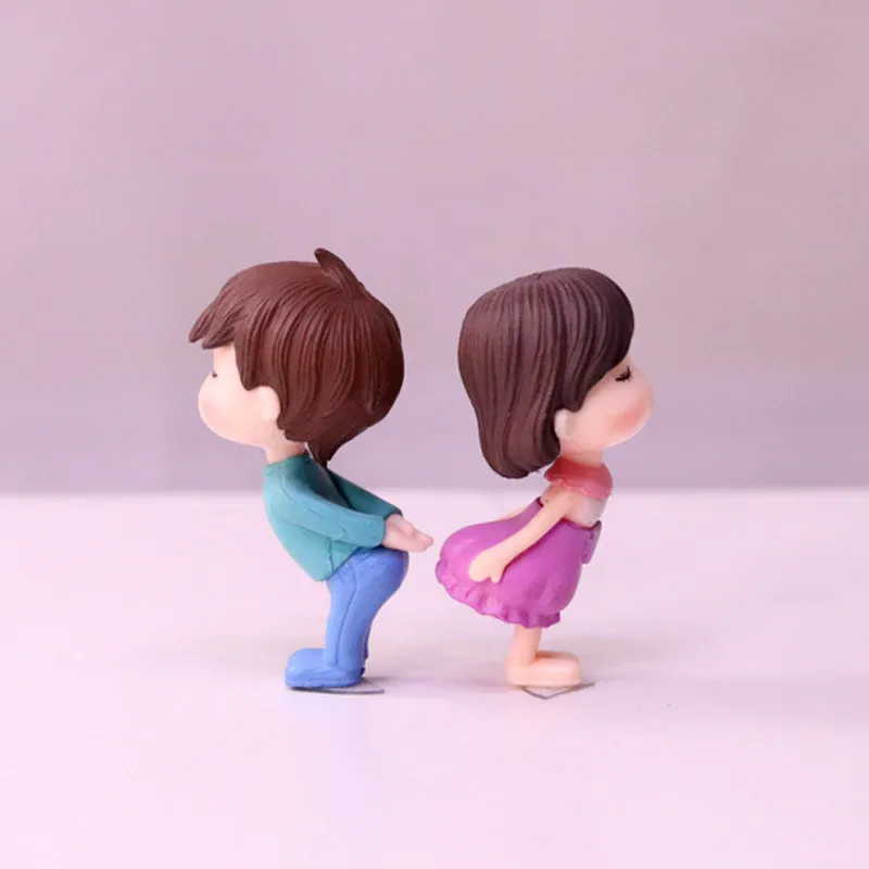 Куклы-целуи для пар 2 шт. маленькие украшения миниатюры ручной работы