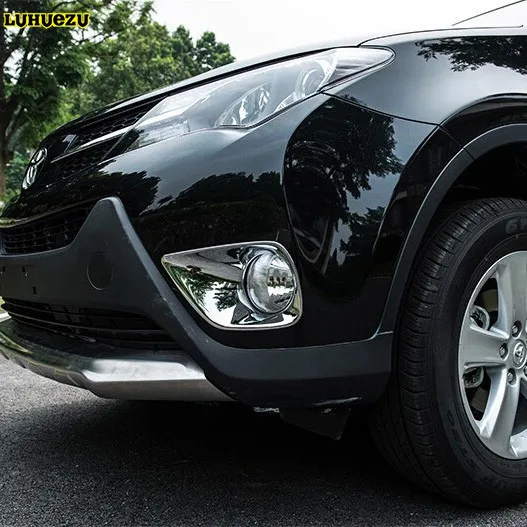 

Luhuezu Chrome Front Rear Fog Lamp Cover For Toyota RAV 4 Accessories 2013 2014