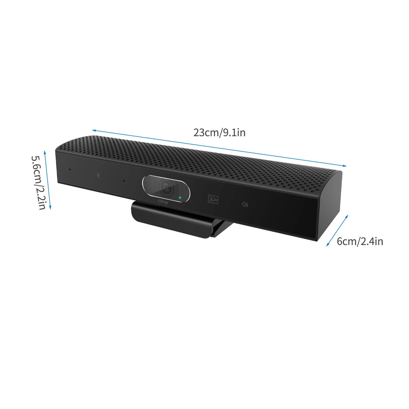 Aibecy 2K USB веб-камера 3 в 1 HD видео конференц-Камера с микрофоном и Динамик AI функции