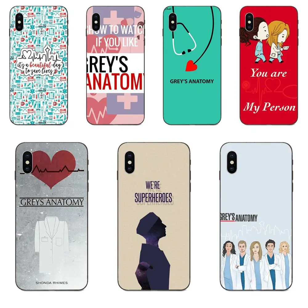 Анатомический стетоскоп серой медсестры для Huawei nova 2 2S 3i 4 4e 5i Y3 Y5 II Y6 Y7 Y9 Lite Plus Prime Pro