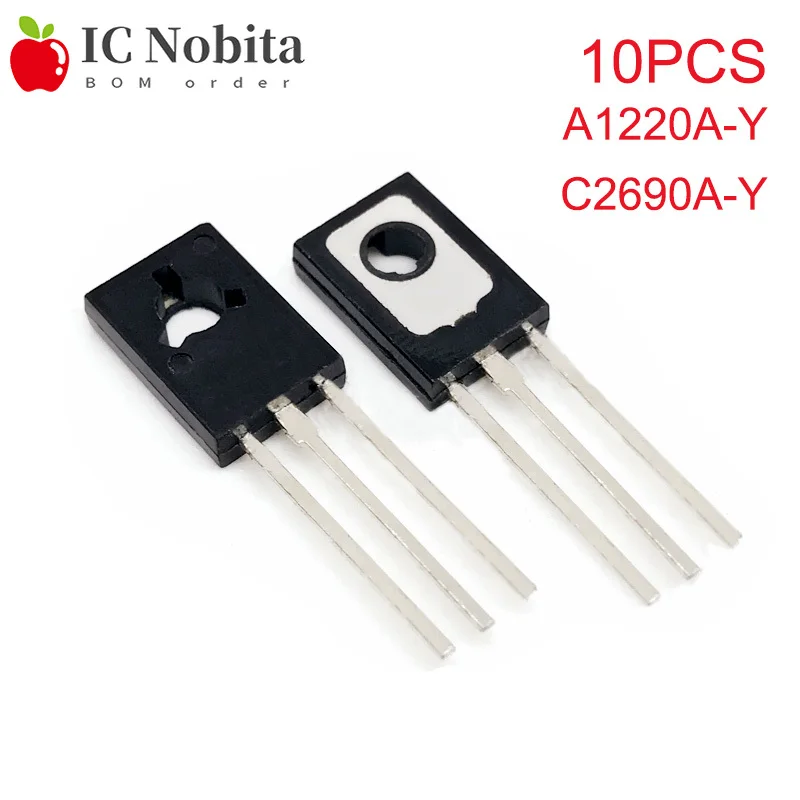 10 шт. Триод 2SC2690A-Y C2690A-Y TO-126 2SA1220A-Y A1220A-Y аудиоусилитель транзистор - купить по