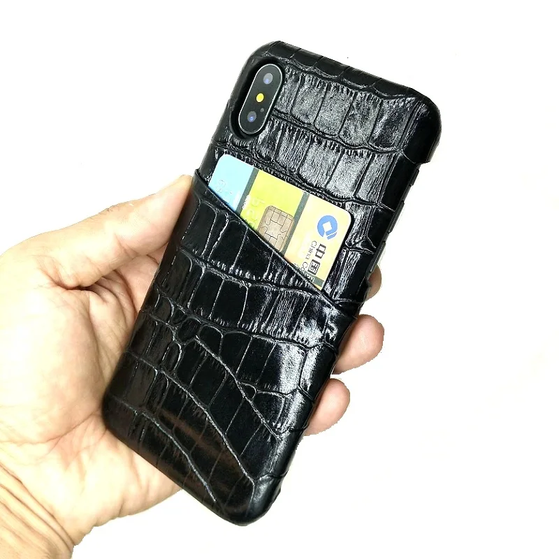 Solque из натуральной кожи мобильный телефон чехлы для iPhone X XS Max 10 класса люкс 3D