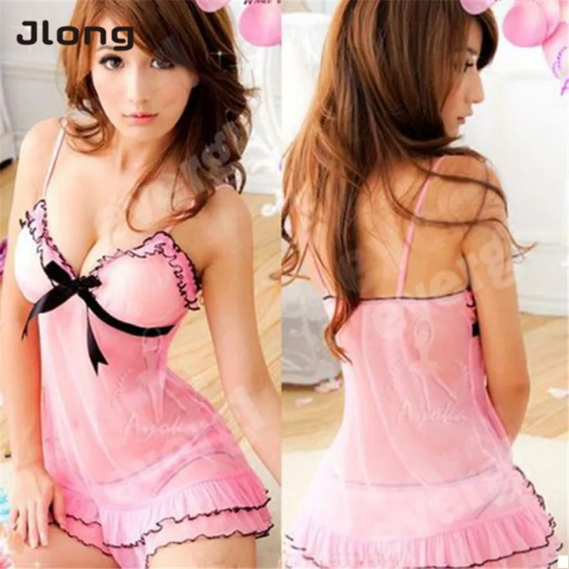 Заводская цена женская сексуальная розовая кружевная ночная рубашка с нижним