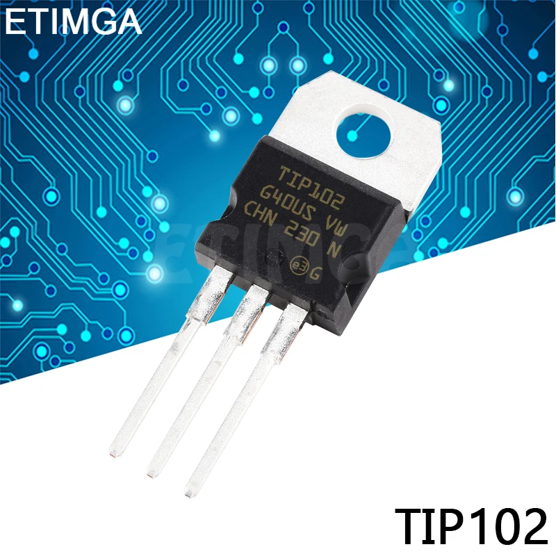 

10 шт./лот TIP102 TO-220 транзистор 8A 100 в