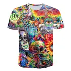 Футболка с психоделическим 3D-принтом древние знания, футболка, женская и Мужская модная одежда, топы, наряды, футболки, Летний стиль