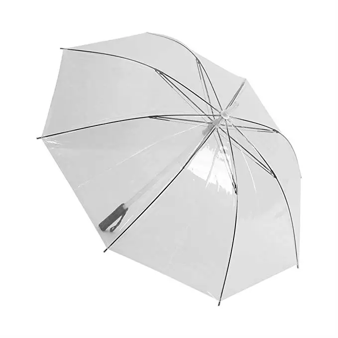 Yiwumart светодиодный светильник Прозрачный Unbrella для экологичного подарка светящиеся Зонты вечерние зонты с длинной ручкой
