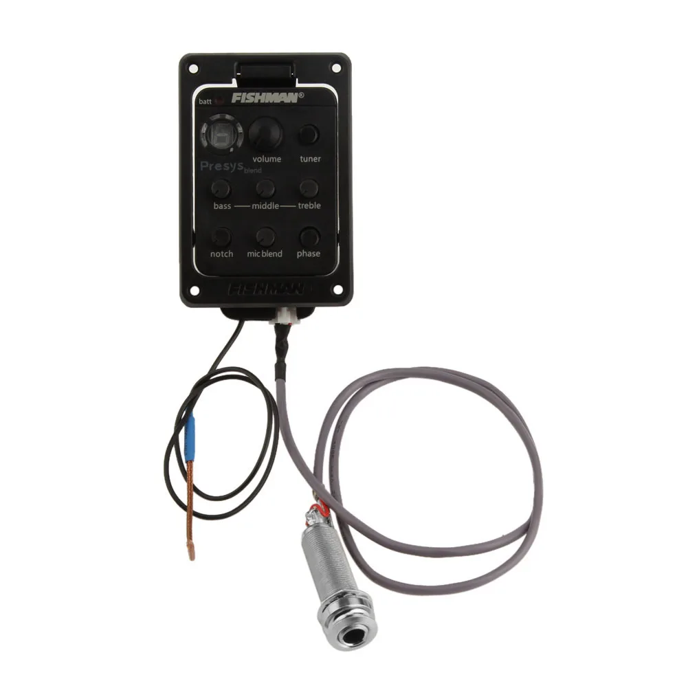 

Fishman 301 4-Band EQ Equalizer Guitar Preamp Piezo Pickup with Microphone
