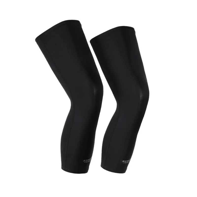 

1Pair Sports Leg Sleeves Bicycle Running UV Protection Elastic Leg Warmers Leg Sleeves Compression Pad Protector