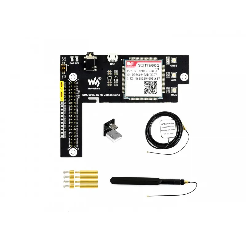 Плата расширения 4G/3G/2G/GNSS для Jetson Nano основанная на стандартах