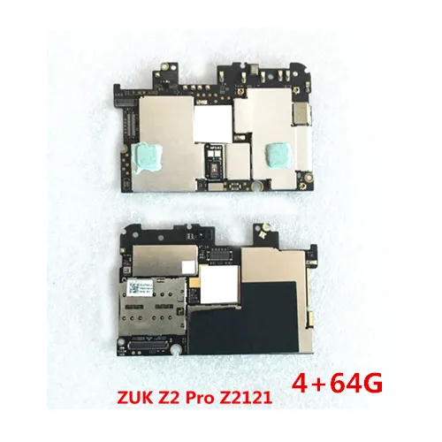 Mainboard 4GB 64gb Б/у оригинальная материнская плата для lenovo Zuk Z2 Pro Z2121 задняя Передняя Задняя камера модуль со шлейфом Громкая подводка - Цвет: Mainboard 4GB 64gb