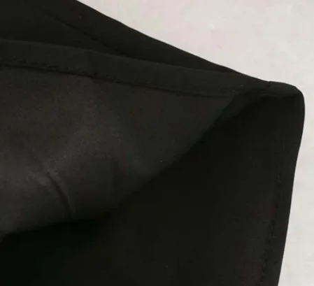 Женская Стильная черная блузка на одно плечо с длинным рукавом Однотонная