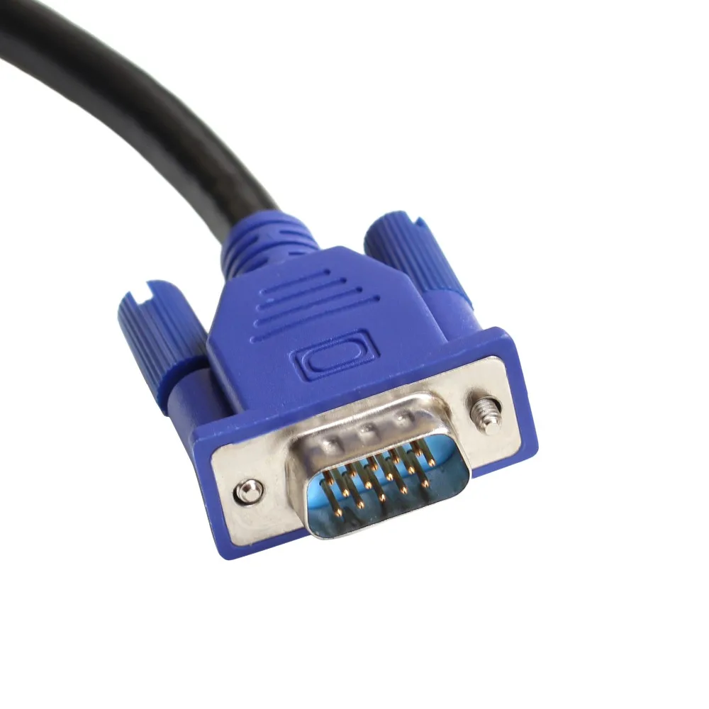 25 см HD15Pin VGA D-Sub короткий видео кабель мужчин и мужчин M/M мужчин и женщин RGB для монитора