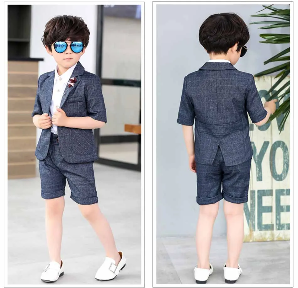 Детский Повседневный костюм из 2 предметов в британском стиле джентльменское