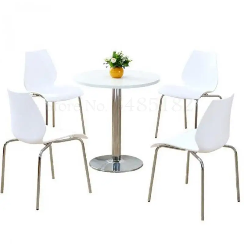 Новый стол для ведения переговоров и стул комбинированный пластиковый обеденный