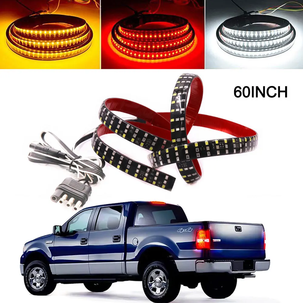 49 &quot/ 60&quot Тройной 3 Функция Грузовик багажника Светодиодные ленты светильник бар