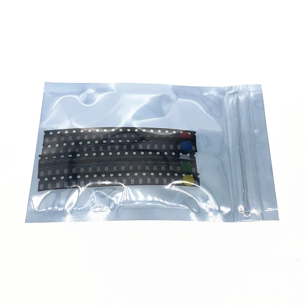 5 x 20pcs/Color=100pcs New 1206 0805 0603 Red/Green/Blue/White/Yellow SMD LED kit | Лампы и освещение