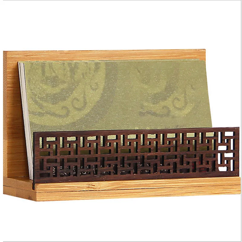 Держатель для дисплея профессиональный черный орех Натуральный Бамбуковый