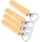 4 шт., деревянные открывалки для бутылок