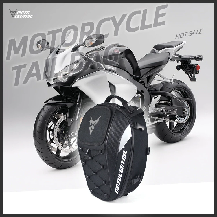 

2021 Brand New Waterproof Motorcycle Tail Bag Multifunction Motorcycle Rear Seat Bag High Capacity Motorcycle Rider Backpack