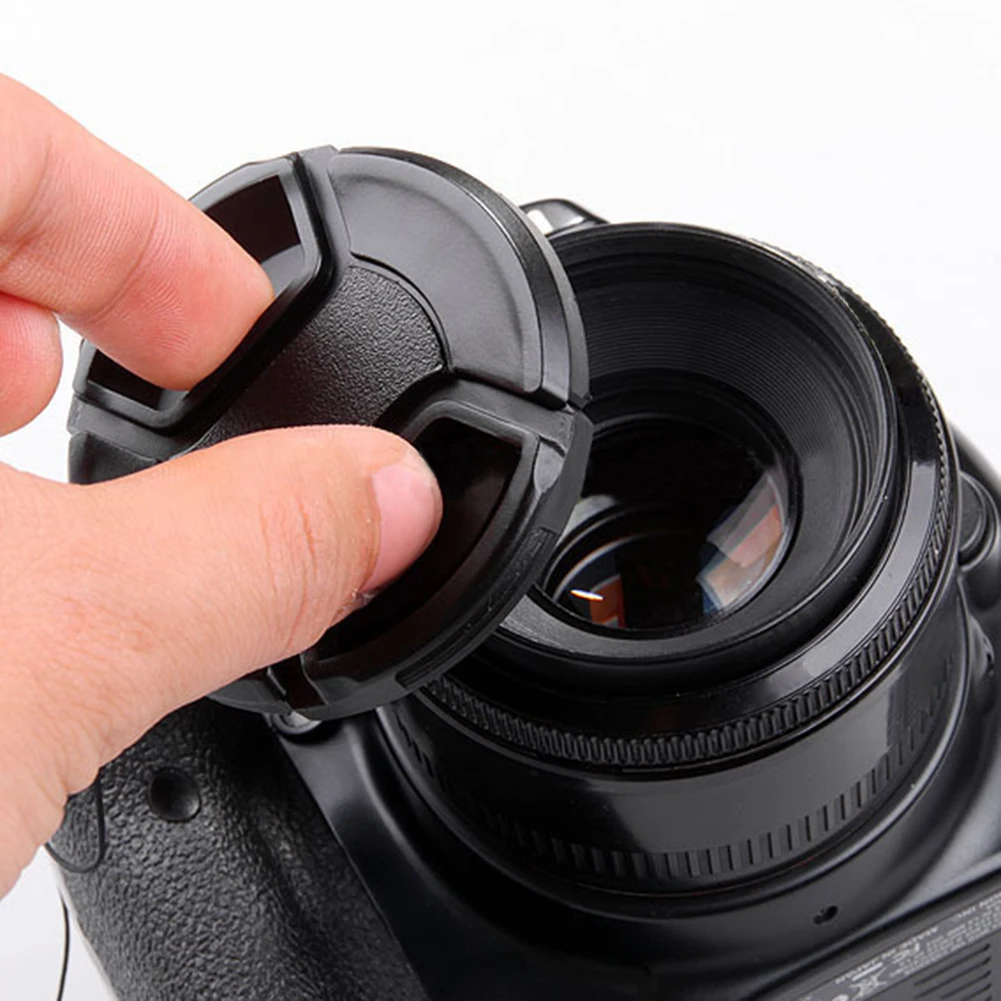 

58mm Center Pinch Lens Cap Cover For Canon Sony Nikon Camera DSLR Camera Accessories