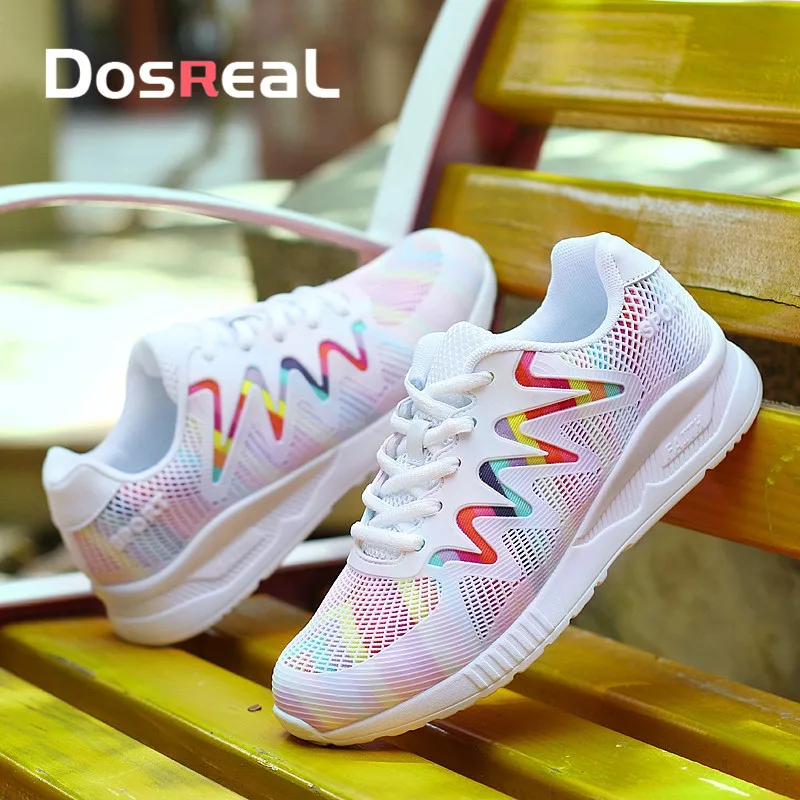 Dosreal женские кроссовки на плоской подошве Женская обувь для женщин повседневная