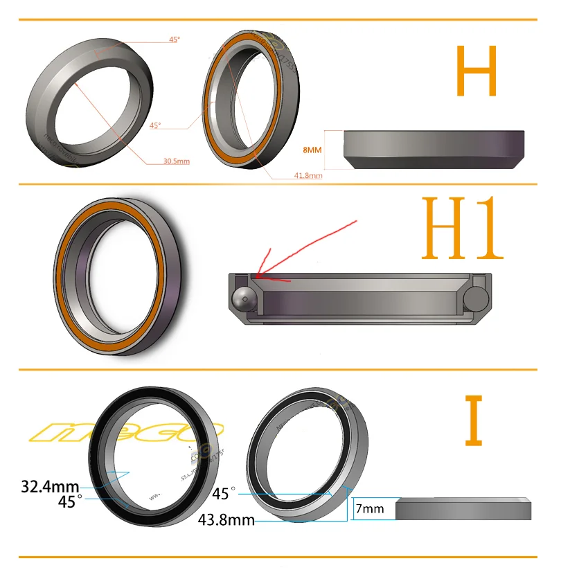 Neco дорожный велосипед подшипник гарнитура для горного велосипеда Р р 38 39 41 8 43 44 46 9