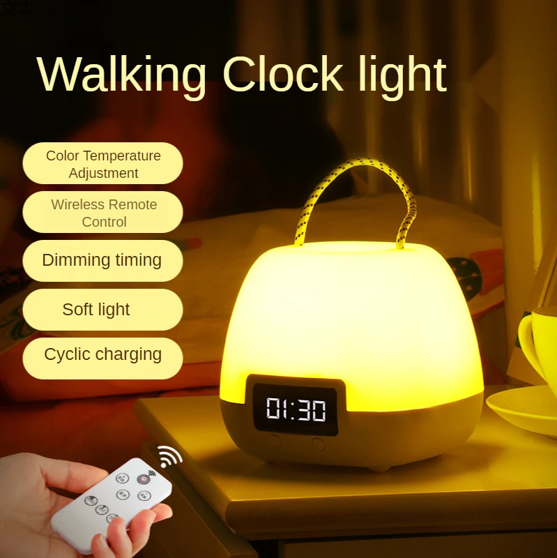 

Креативная Маленькая ночная лампа с дистанционным управлением светильник для кормления, прикроватная лампа для детской спальни, настольна...