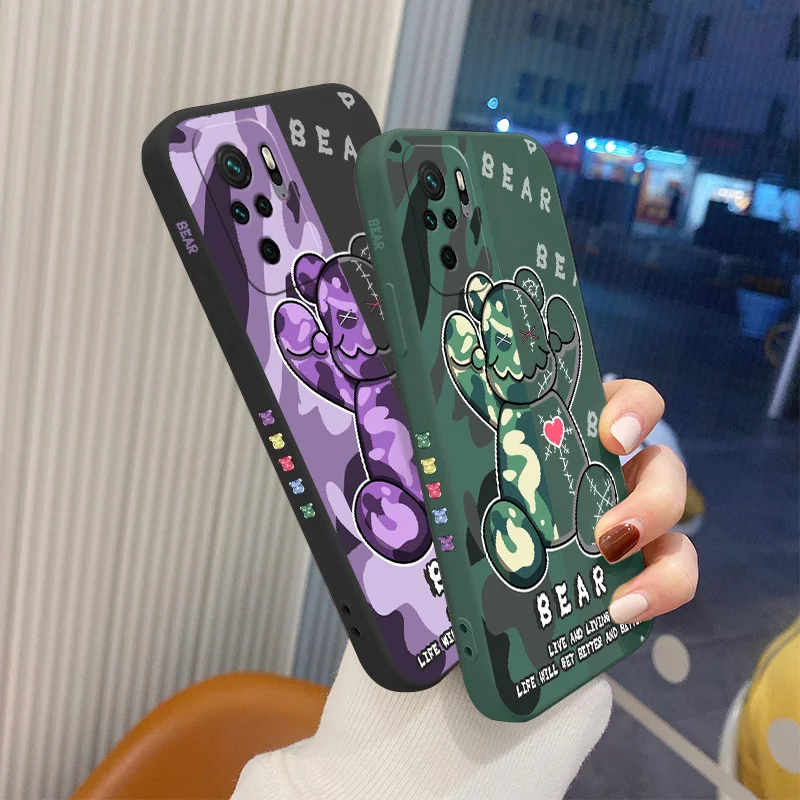

Magic Bear Lens Protection Case For Xiaomi Redmi Note 10 10S 9T 9 8 7 Pro Max Redmi 9 9A 9T K40 K30 K20 Pro Soft Phone Cover