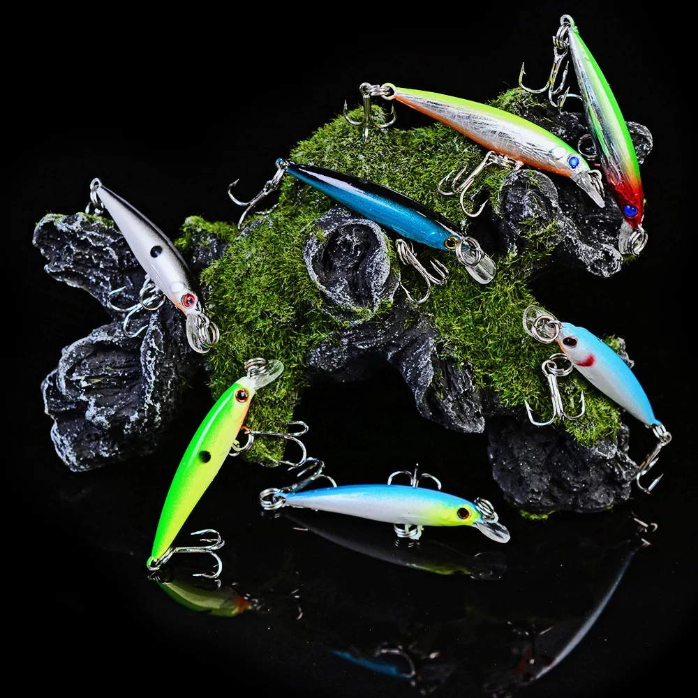 

8-Color 2.1g 5cm Minnow Mini Lure Bait fishing Perch Topmouth Culter Fake Bait