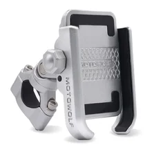 360 Degree Universal Aluminum Alloy Bike Motorcycle Handlebar for Phone Holder Stand Mount for iPhone Xiaomi Samsung 4-6.4inch