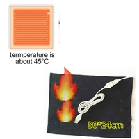 winter 5v2a usb electric cloth heater pad heating element for clothes seat pet keep warmer automobile blanket 24x30cm 45%e2%84%83