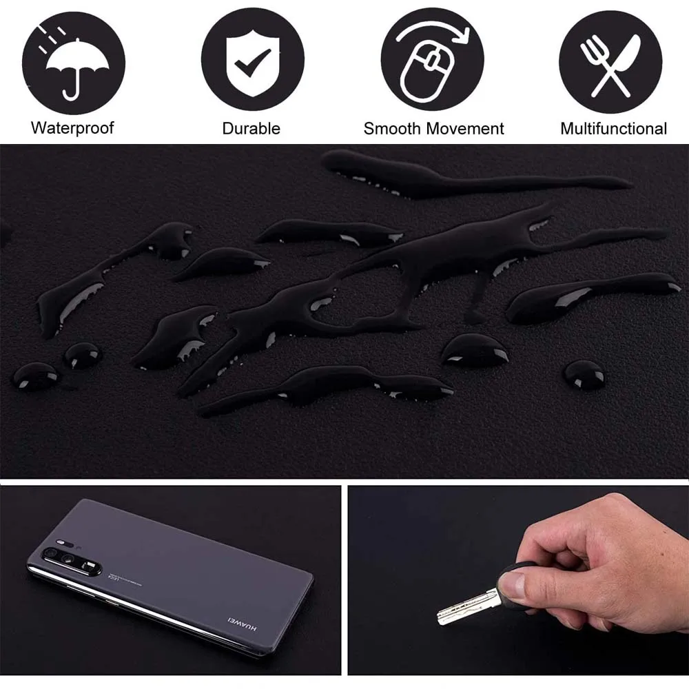 

Portable Home Office Game Mousepad Desktop Computer Mouse Pad Anti-slip High Quality with Locking Edge Mouse Mat