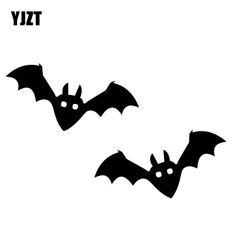 

YJZT 16,6 см * 10,2 см Летучая мышь с прекрасным рисунком Автомобильная наклейка дверь автомобиля декоративные аксессуары виниловая наклейка чер...