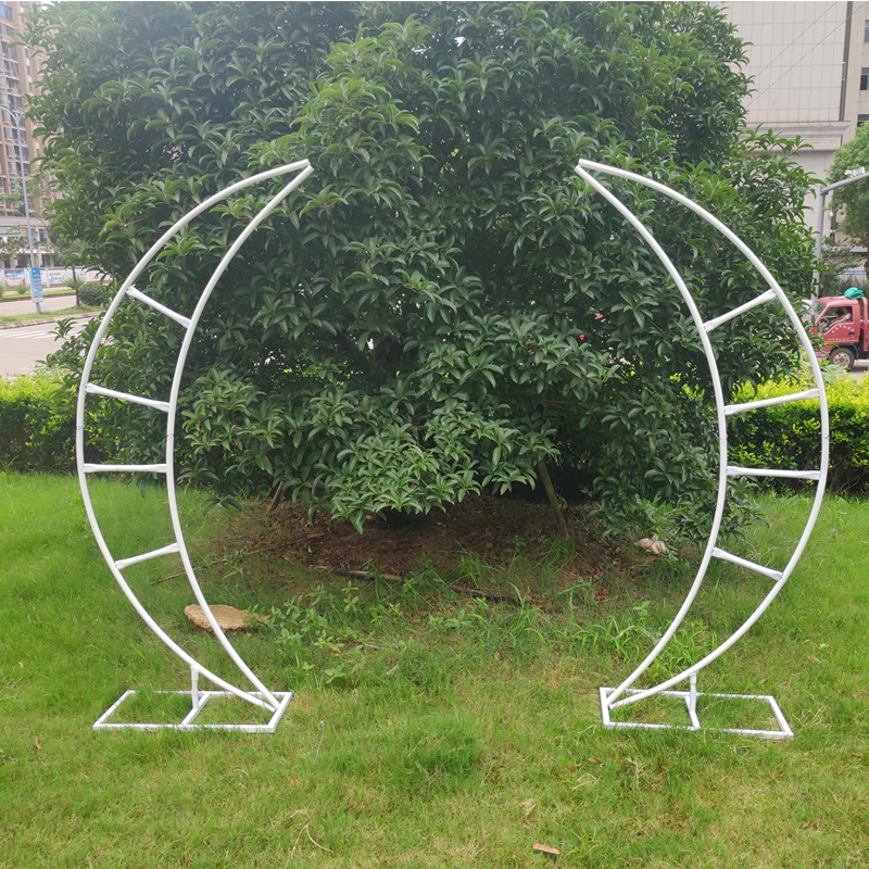 

2pcs/set wedding arch Moon Ship Metal Iron Arch birthday party supplies flower Stand crescent arch Wedding Backdrop decoration