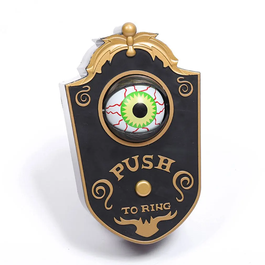 

Spoof Halloween One Eyed Doorbell Lightweight And Portable Halloween Props Scene Layout Fine Workmanship
