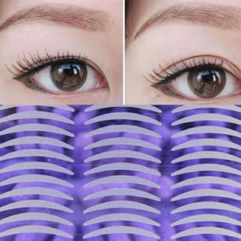 50 пар невидимая волокнистая двойная клейкая наклейка для век технические ленты
