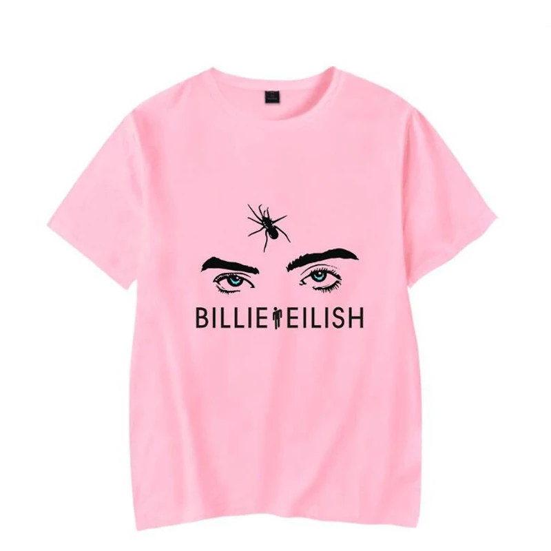011 Уличная футболка в стиле хип-хоп Billie Eilish Harajuku, Повседневная футболка с круглым вырезом и короткими рукавами для мужчин и женщин, крутая футболка с графическим рисунком в стиле хипстер - Цвет: 011