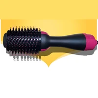 hot air hair dryer brush 3 in 1 one step hair blow dryer straightener volumizer negative ion styler curler comb kit for wet dry