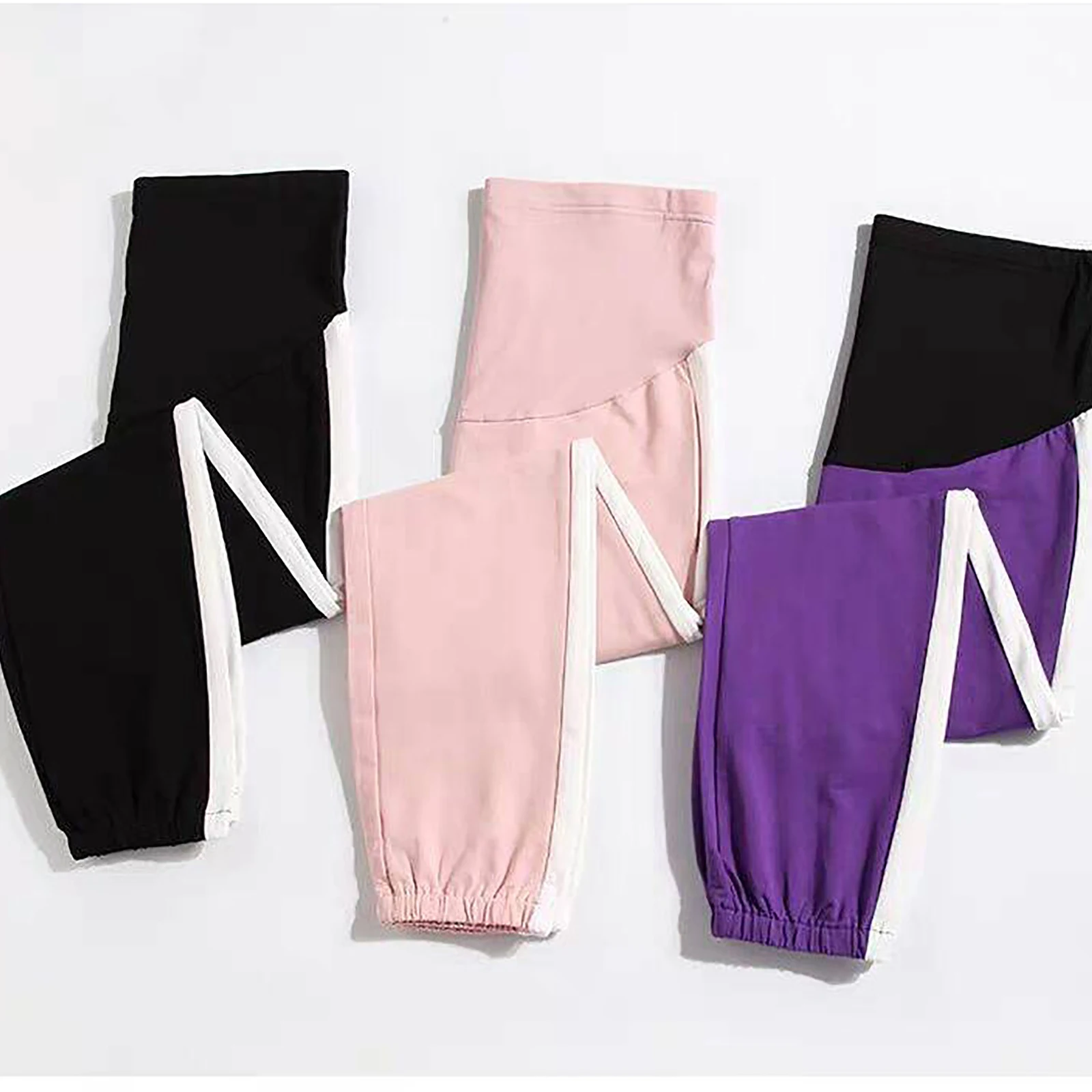 

Maternity Abdominal Pants For Pregnant Women Loose Pregnancy High Waist Trousers Harlan Pants Adjustable Belly Ankle Skinny Pant