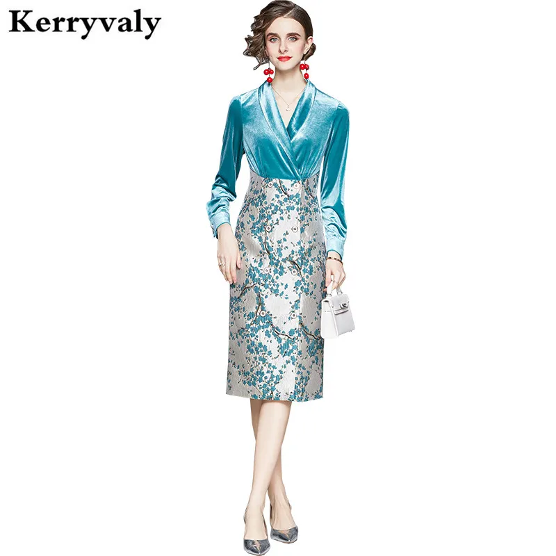 

Spring Women Gothic Suit Long Sleeves Bandage Dress Vestido Invierno Mujer 2021 Shirt Bud Midi Party Club Dress Glamaker K3639