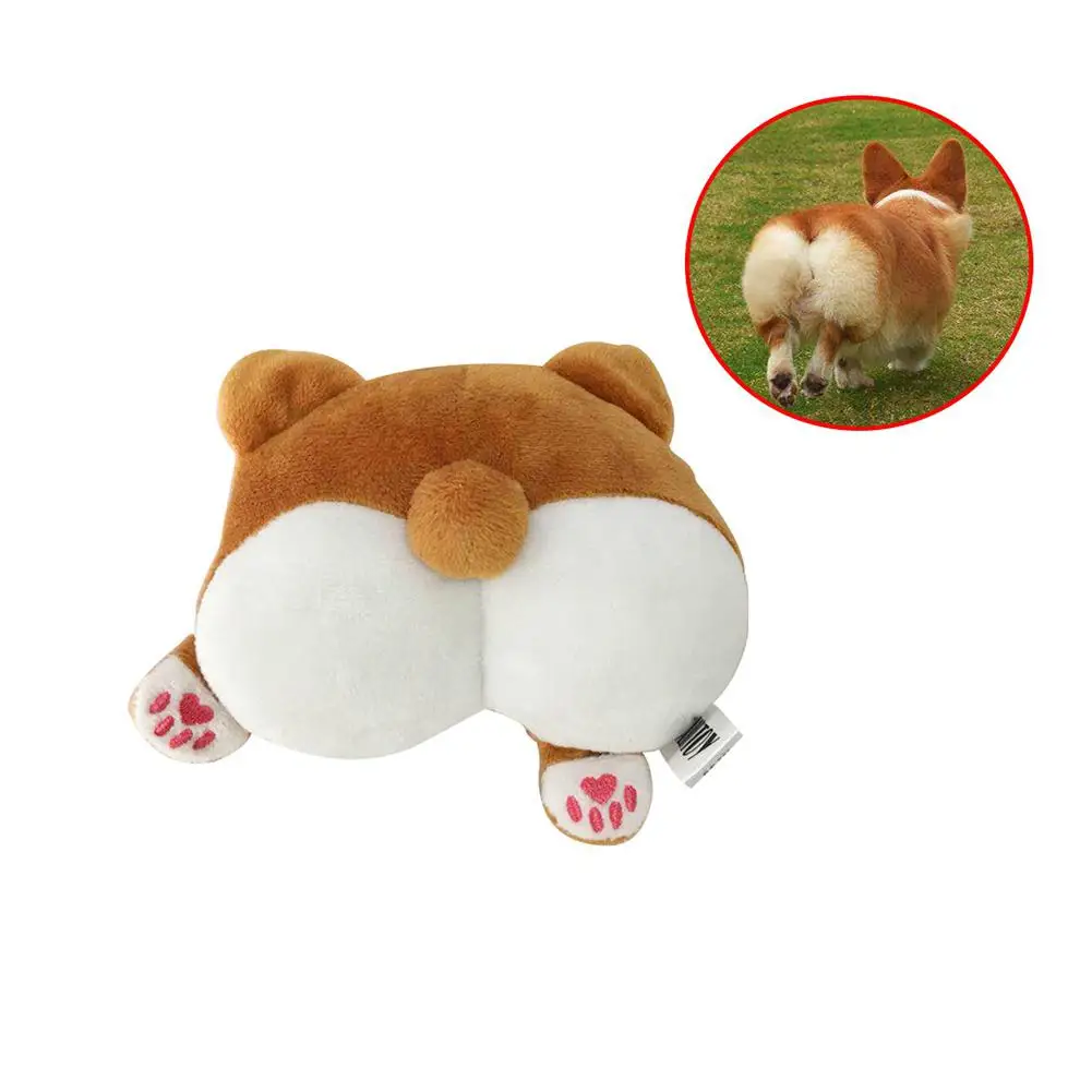 Studyset милый Корги в форме задницы BB крик Мягкие плюшевые жевательные игрушки для