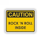 Предупреждающая наклейка для автомобиля, Виниловая наклейка на автомобиль, звук и забавные звуки, экстерьер