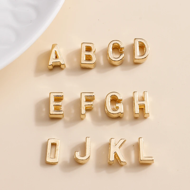 

15pcs/lot A To Z Alphabet Charms Pendants For DIY Jewelry Making Handmade 26 Letters Charms Necklace Bracelet Accessories