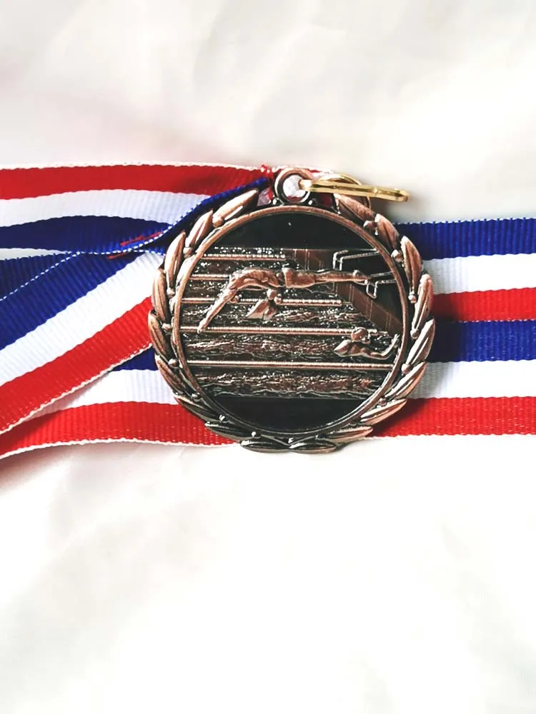 Золотая серебряная бронзовая медаль для дайвинга и плавания способность общения